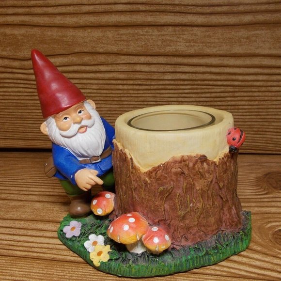 Yankee Candle Accents Yankee Candle Gnome Log Votive Holder Poshmark